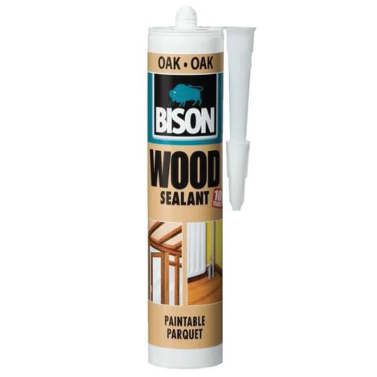 Силиконско полнило за дрво-даб - BISON WOOD SEALANT OAK