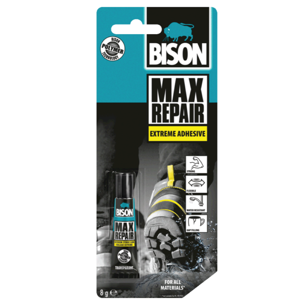 Екстремно јак, брз лепак за поправки - BISON MAX REPAIR/EXTREME ADHESIVE